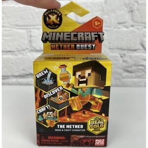 Minecraft TREASURE X Nether Quest Character Pack - Brand New Sealed Moose Toys